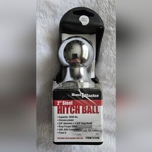 2" Silver Steel Hitch Ball